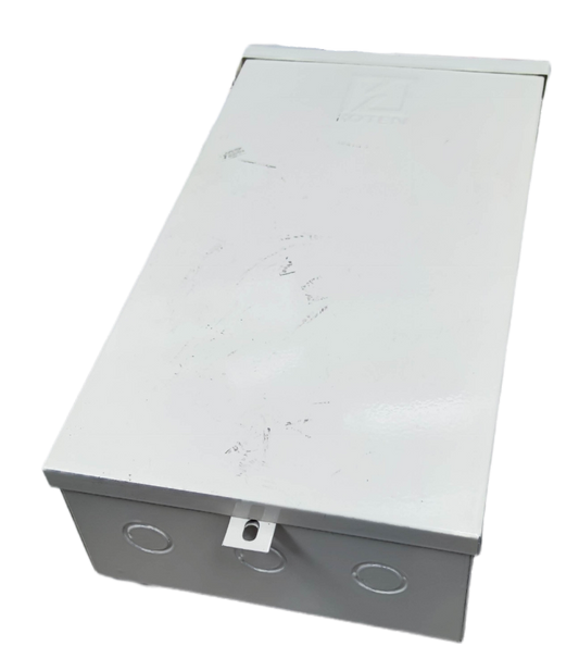 White metal Enclosure for PW100SP Koten 2Pole electrical circuitry part with mounting slot