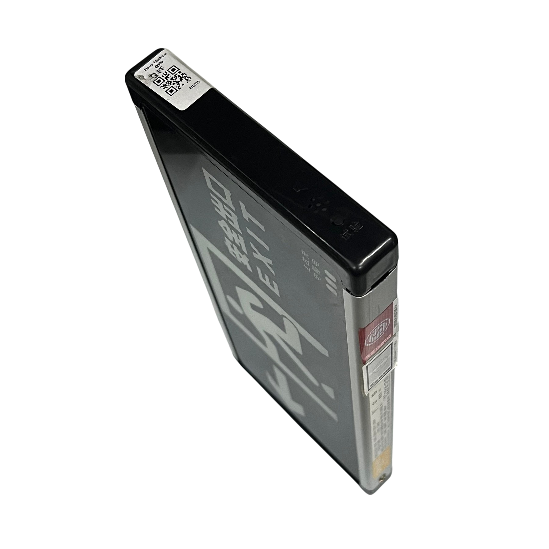 Compact Exit Sign Double Face Running Man safety light with black frame for emergency use