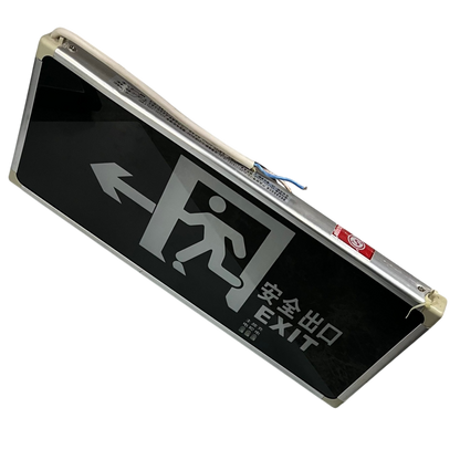 Exit Sign LED 3W 220V Green work and safety light with running man and arrow symbol