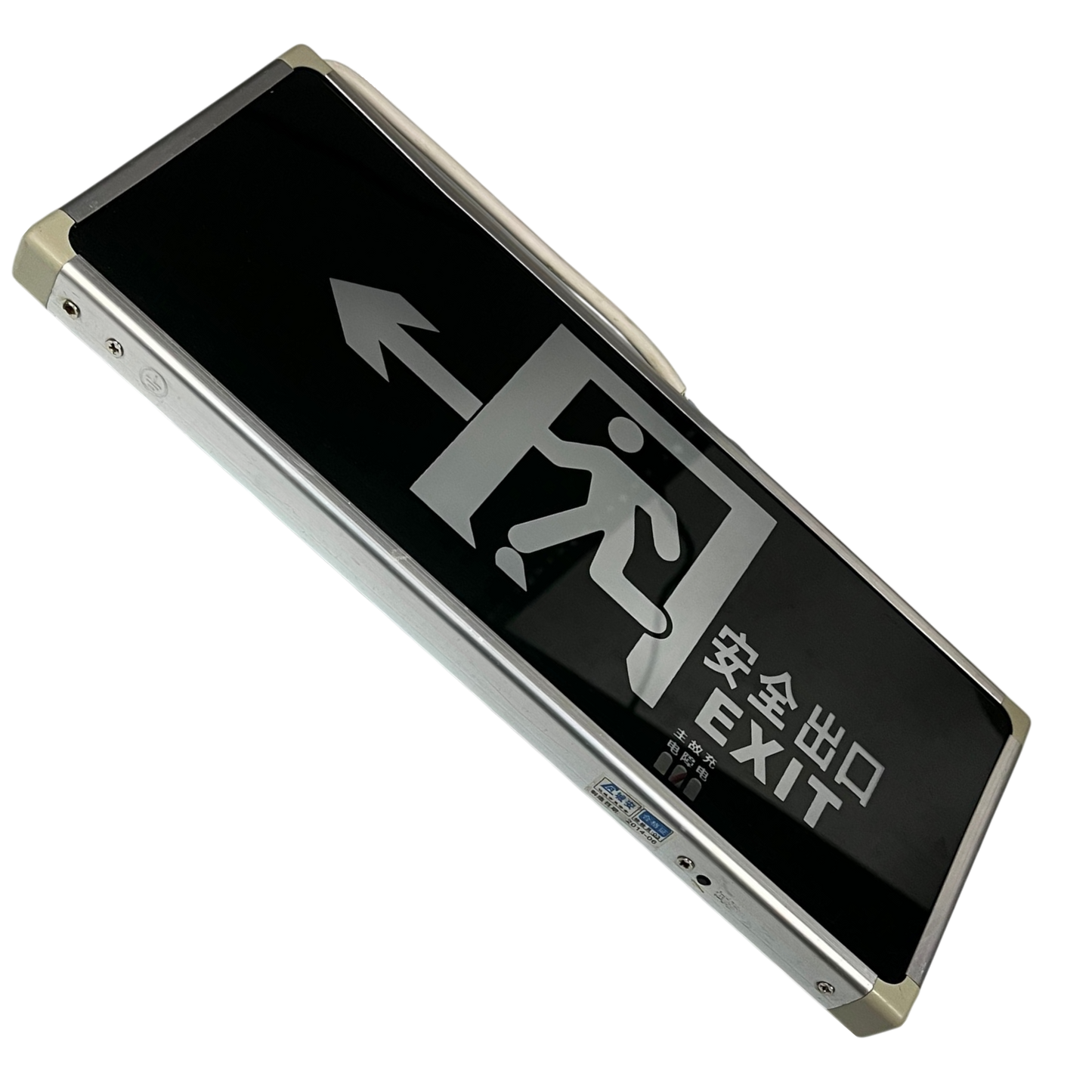 Exit Sign LED 3W 220V Green with running man and arrow safety exit indicator light