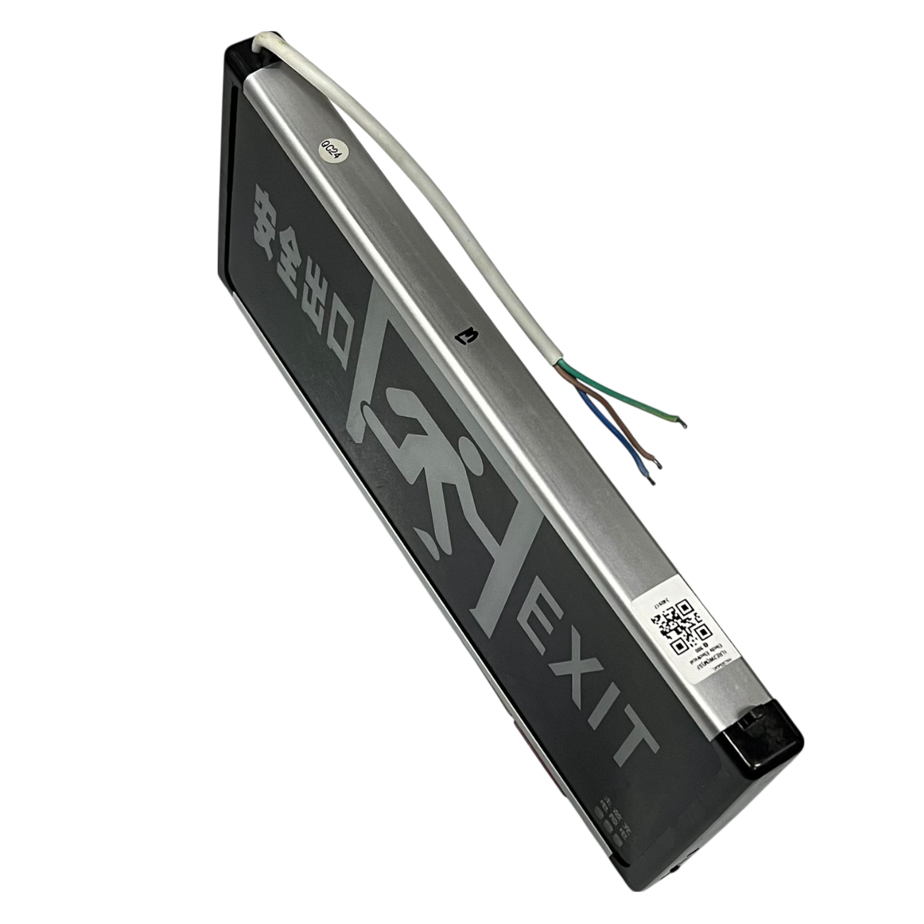 Exit Sign with Running Man 3W Green work and safety light with metal frame and wiring from China