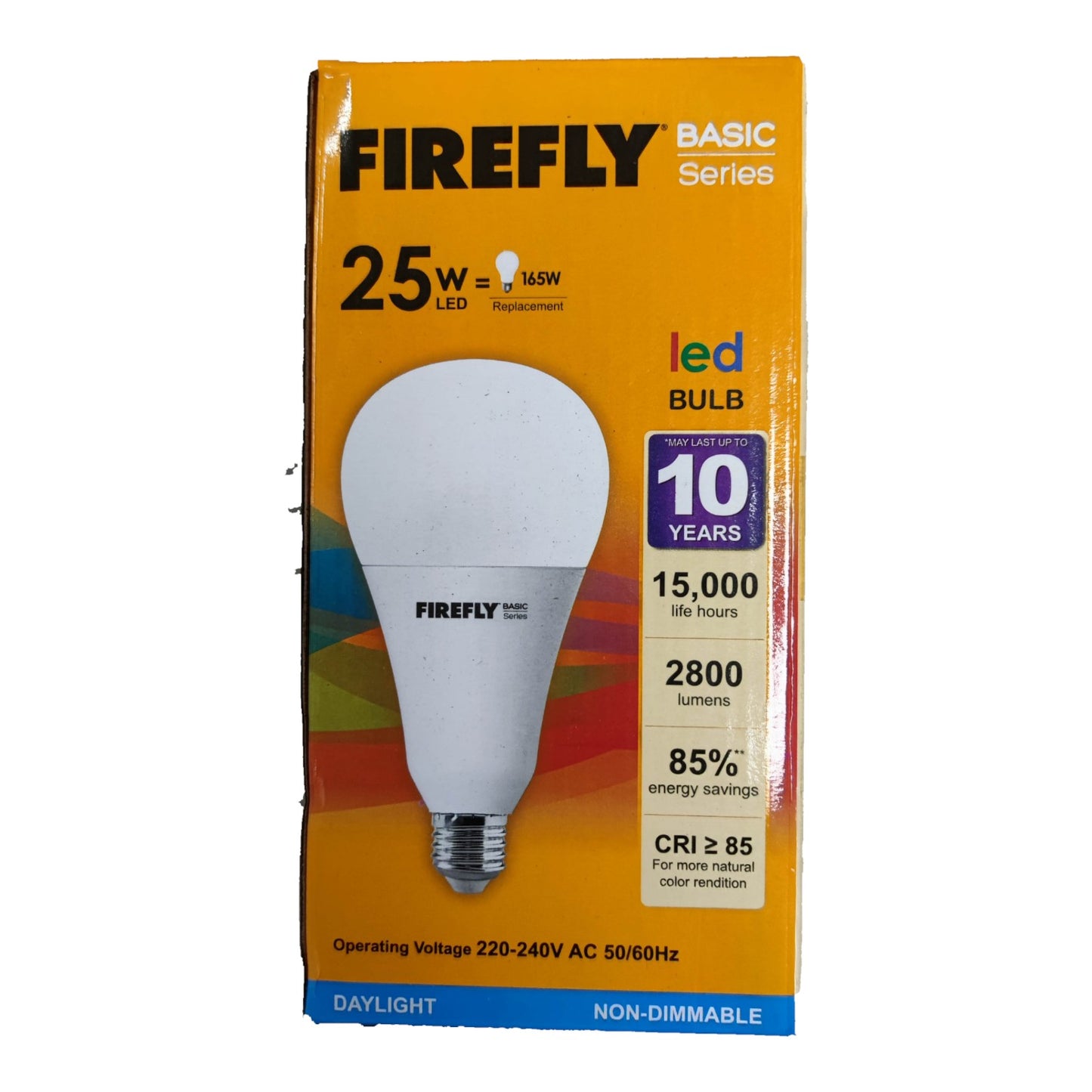 Firefly 25W LED E27 Bulb 220V Daylight EBI125DL