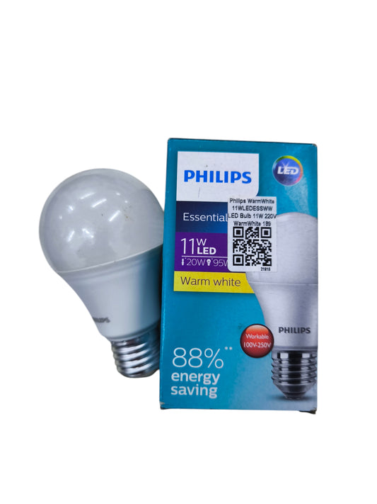 Philips 11W LED Bulb E27 220V 6500K Warm White