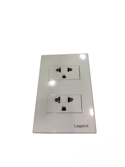 Legrand Universal Outlet with Ground 16A 250V LSO122