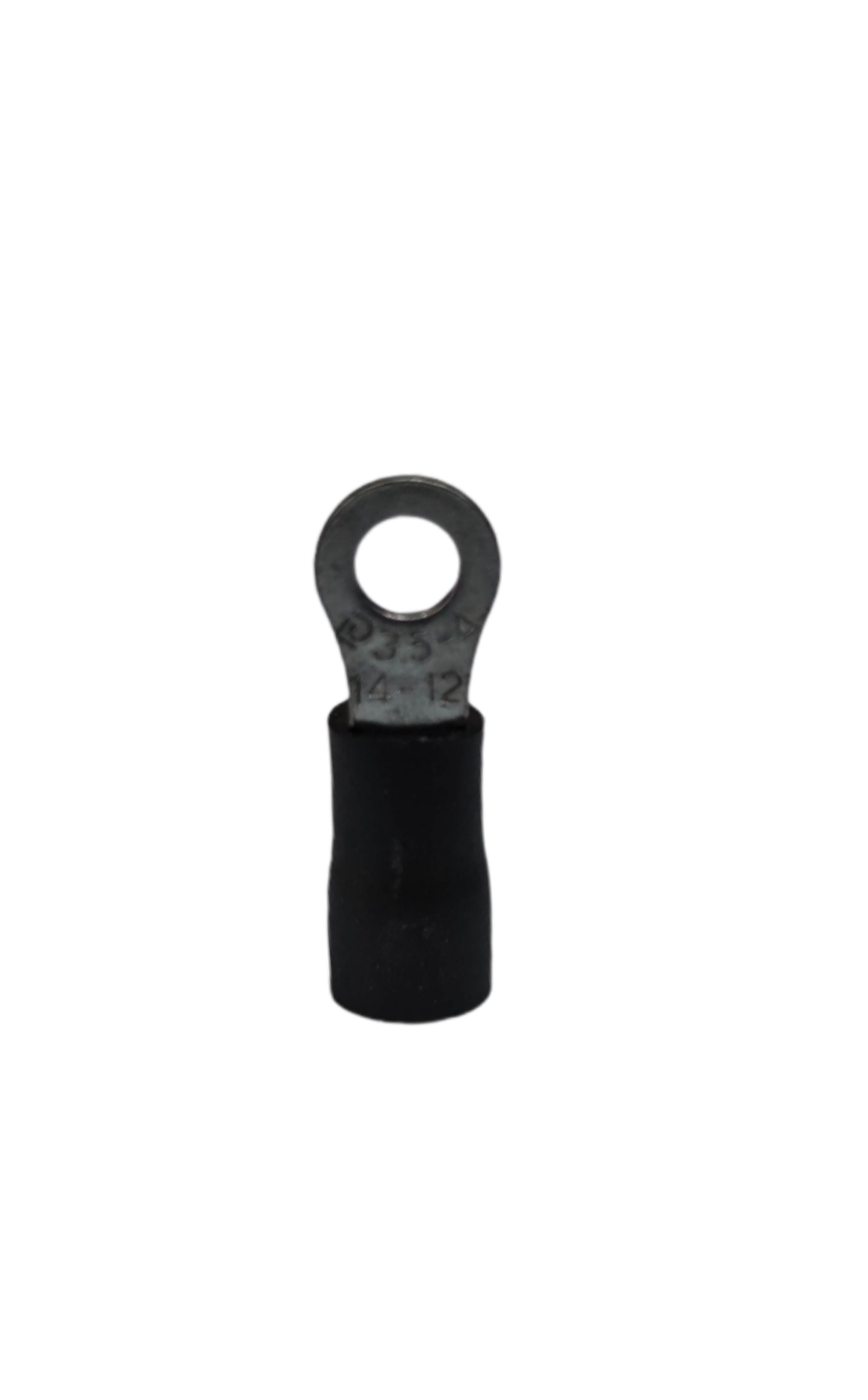 Local Terminal Lugs Ring Type Black Insulation 3.5mm (5Pcs + 5Pcs Free) , Ring Terminal Lugs,  Round Terminal Lugs