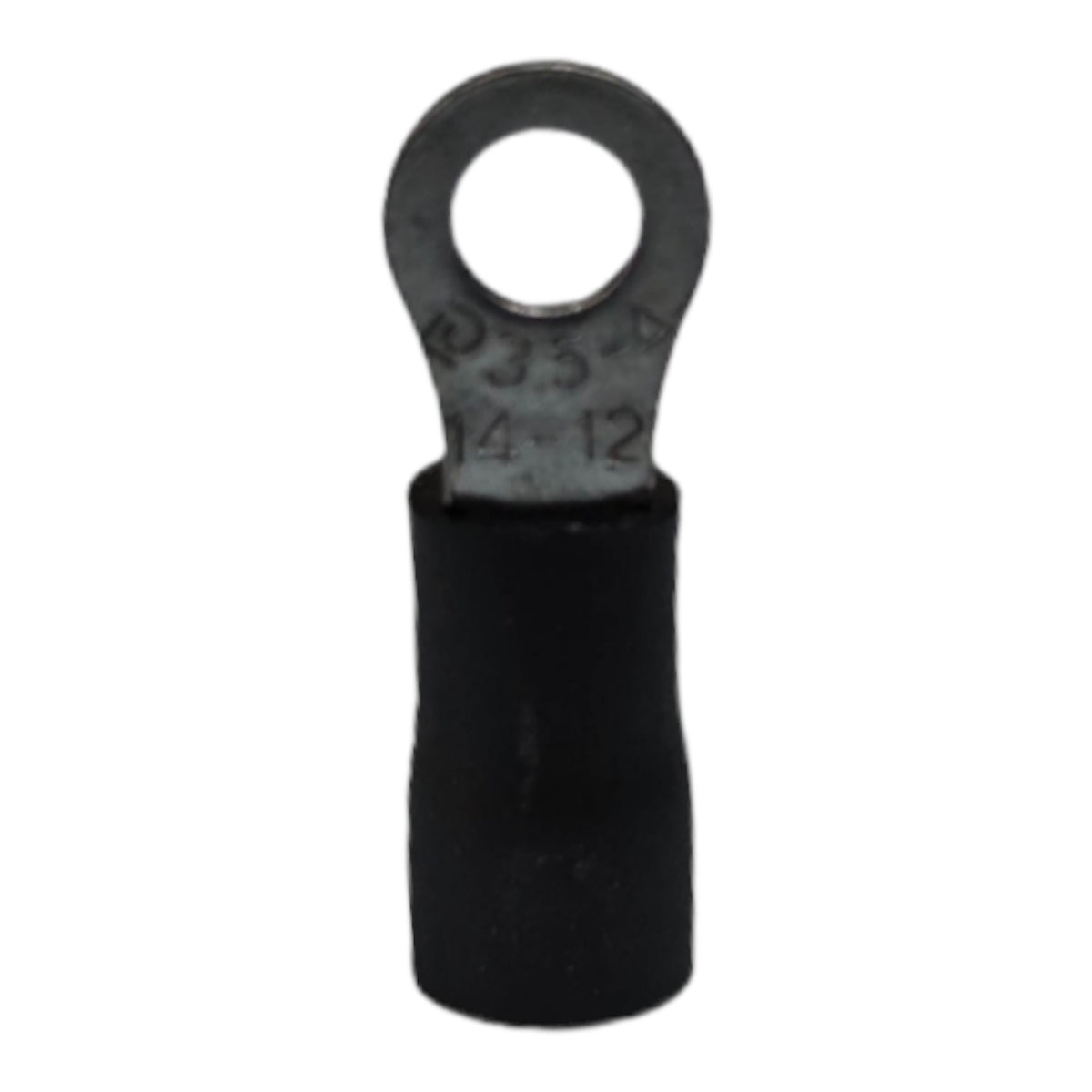 Local Terminal Lugs Ring Type Black Insulation 3.5mm (5Pcs + 5Pcs Free) , Ring Terminal Lugs,  Round Terminal Lugs