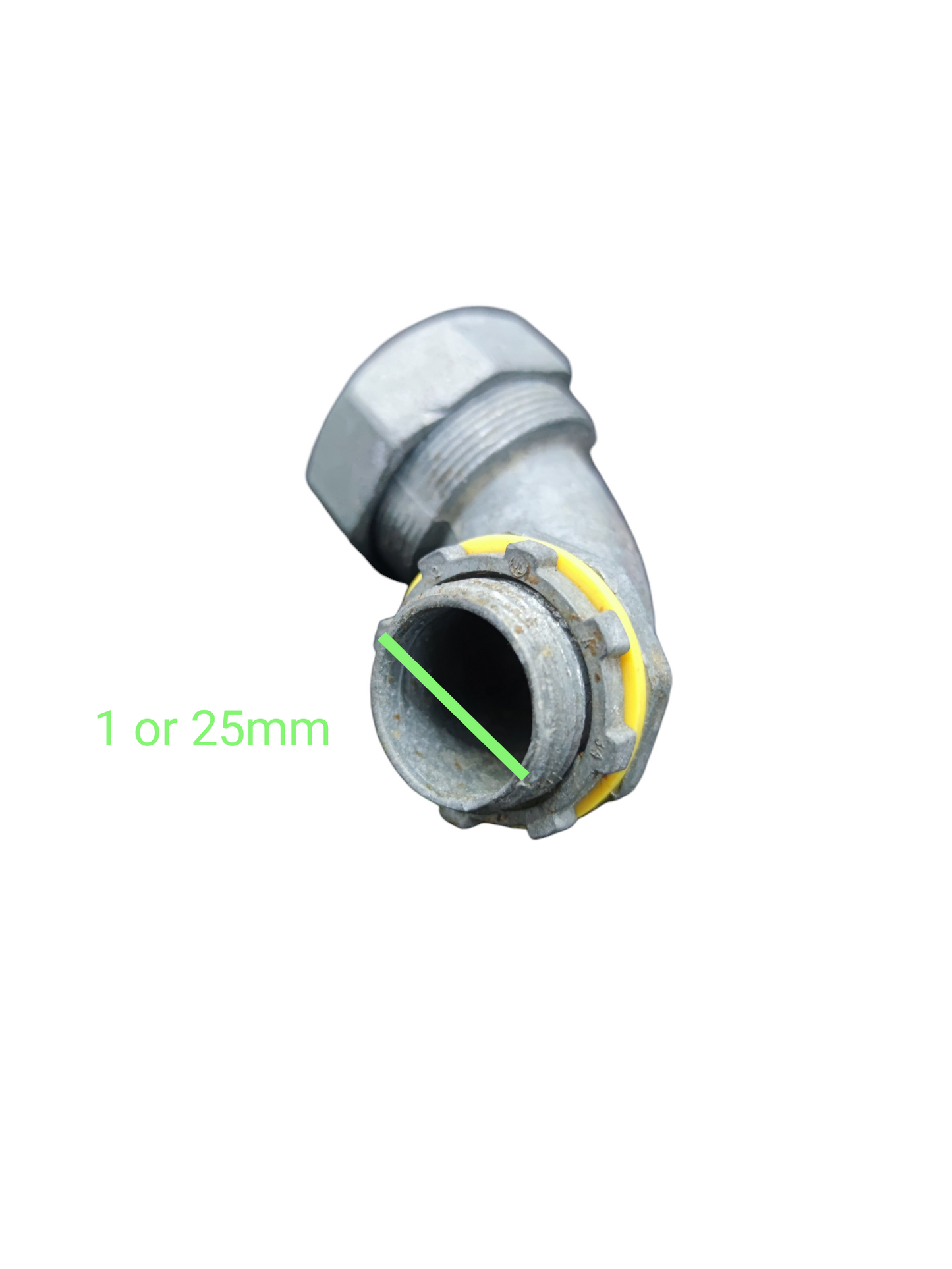 Liquid Tight Angle Connector, Liquid Tight Elbow Available in 1/2, 3/4, 1, 1 1/4, 1 1/2, 2, 2 1/2, 3" and 4"