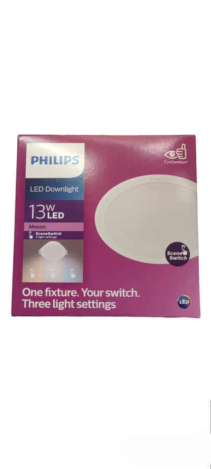 Philips 13W LED Downlight 220V Tri Color Meson Scene Switch