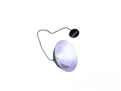 Pendant Light Fixture E27 4A 250V with Reflector Deep Type Available in 16 inches, 14 inches and 12 Inches, Hanging Fixture E27