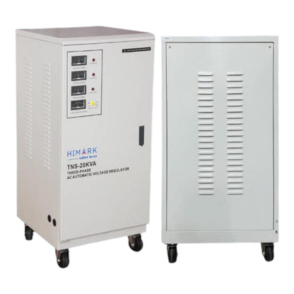 Himark 20KVA 380V AVR 3 Phase Series 1 x 176V-264V AC Input and 1 x 220V Output MCB TNS-20KVA (380V)