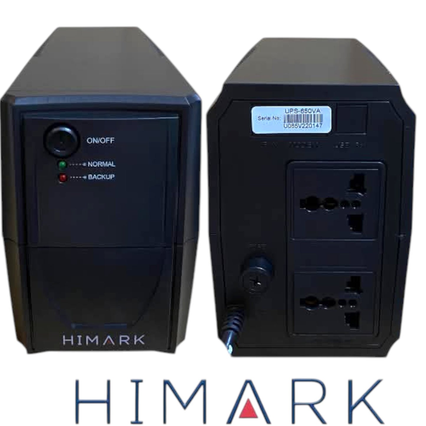 Himark 360W UPS 220V AC 4-6 Hours 650VA Uninterrupted Power Supply Full Protection UPS-650 VA 1x12V7AH Battery