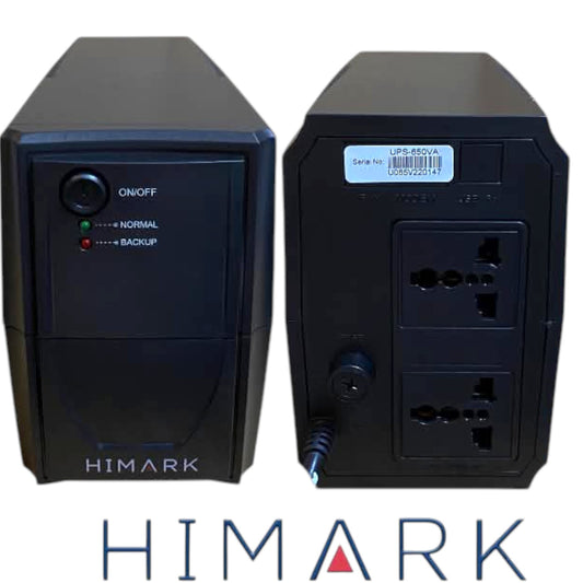 Himark 360W UPS 220V AC 4-6 Hours 650VA Uninterrupted Power Supply Full Protection UPS-650 VA 1x12V7AH Battery
