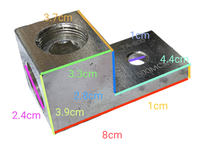 Local Mechanical Lug 1 Holes (600MCM), Mechanical Lugs 300mm