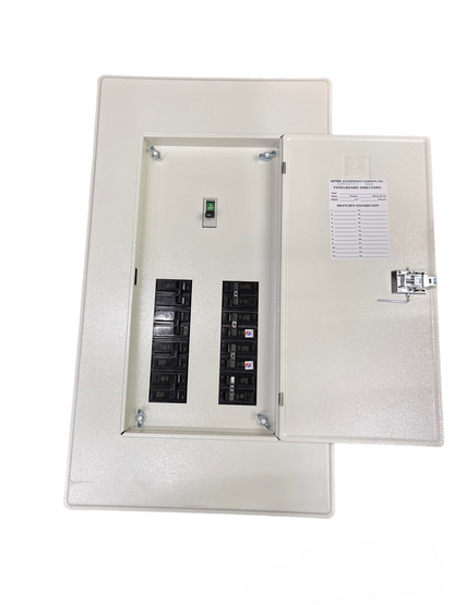 Koten & GE Panel Board with 150A 2 Pole 250SPS Main with 8 Branches 2 Pole Circuit Breaker Bolt On TQC