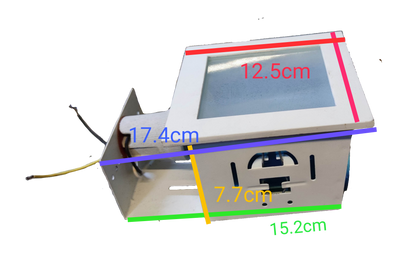 Downlight Fixture Square 5 Inches 1xE27 White with Glass Cover