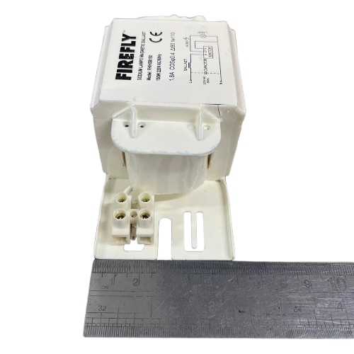 Firefly 150W high pressure sodium lamp ballast with secure mounting options and electrical connections