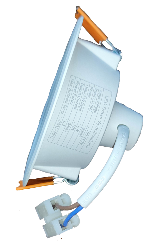 Firefly 3W LED downlight tri color with easy installation for versatile lighting options