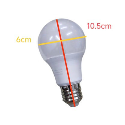 Firefly 5W LED bulb E27 daylight with dimensions 10.5cm height and 6cm width for bright lighting