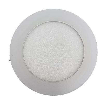 Firefly 6W LED Downlight Surface Type round white ceiling light with frosted diffuser and slim bezel