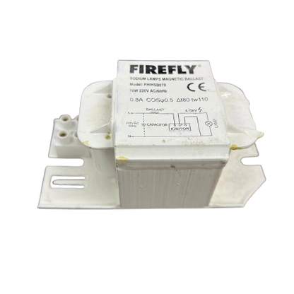 Firefly 70W sodium ballast 220V designed for sodium lamps with magnetic features