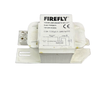 Firefly 70W sodium ballast 220V for reliable performance in sodium lamp installations
