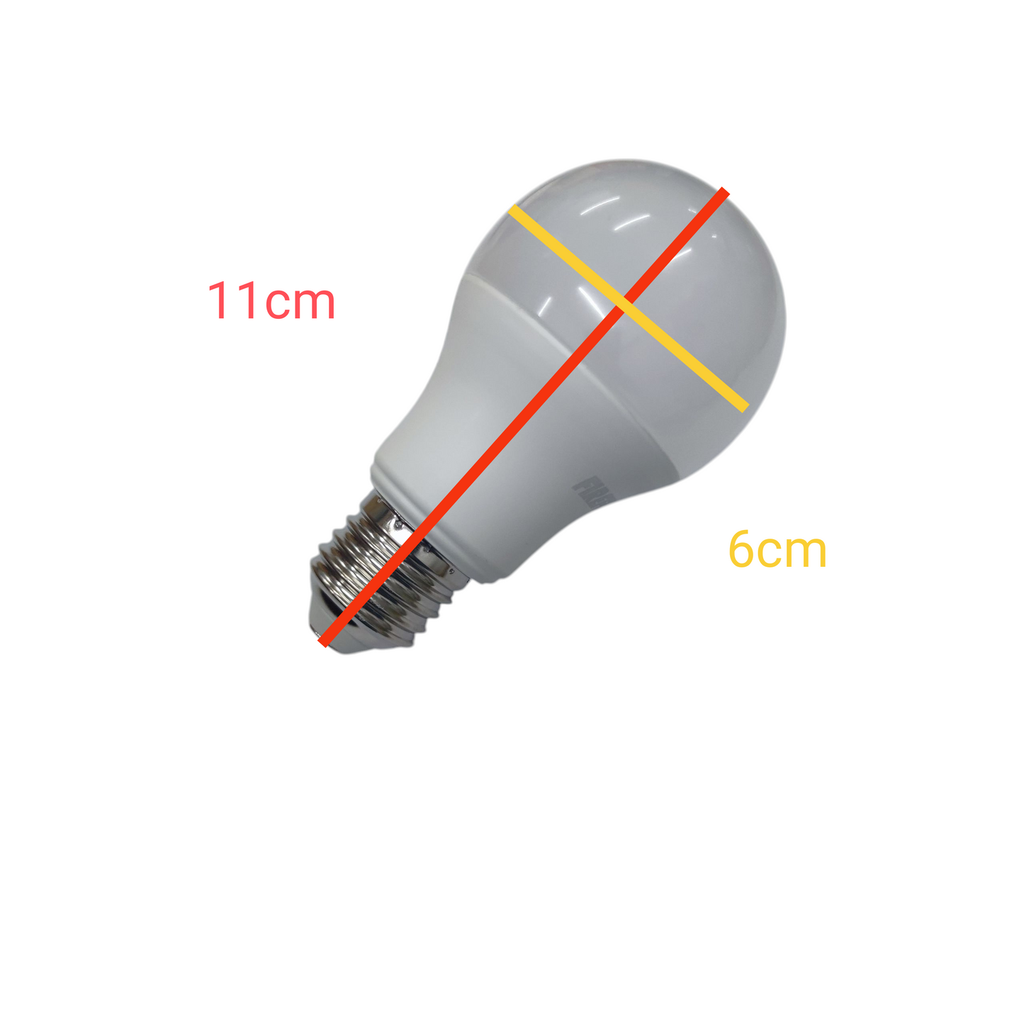 Firefly 8W tri color LED bulb with compact design, energy-efficient lighting for versatile home use