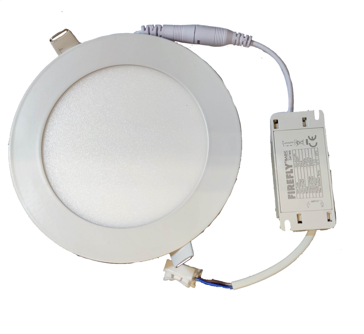 Firefly 9W LED round recessed downlight with a sleek design for modern lighting solutions
