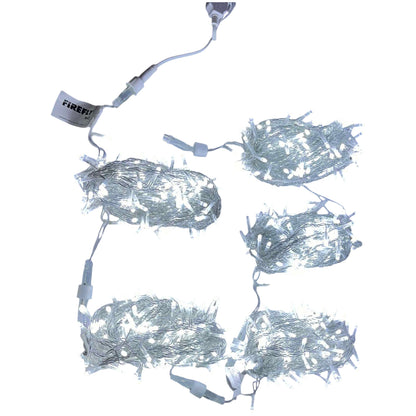 Firefly String Light 50 Meters 50W 220V with Warm White LED Bulbs for Indoor and Outdoor Decoration