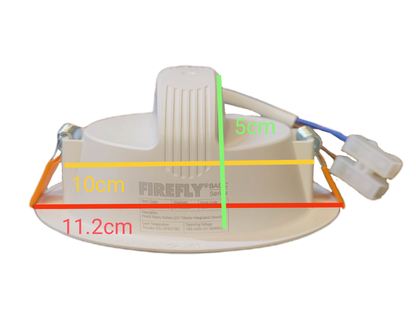 Firefly Tri Color LED Downlight 9W 220V with sleek design for modern ceiling lighting