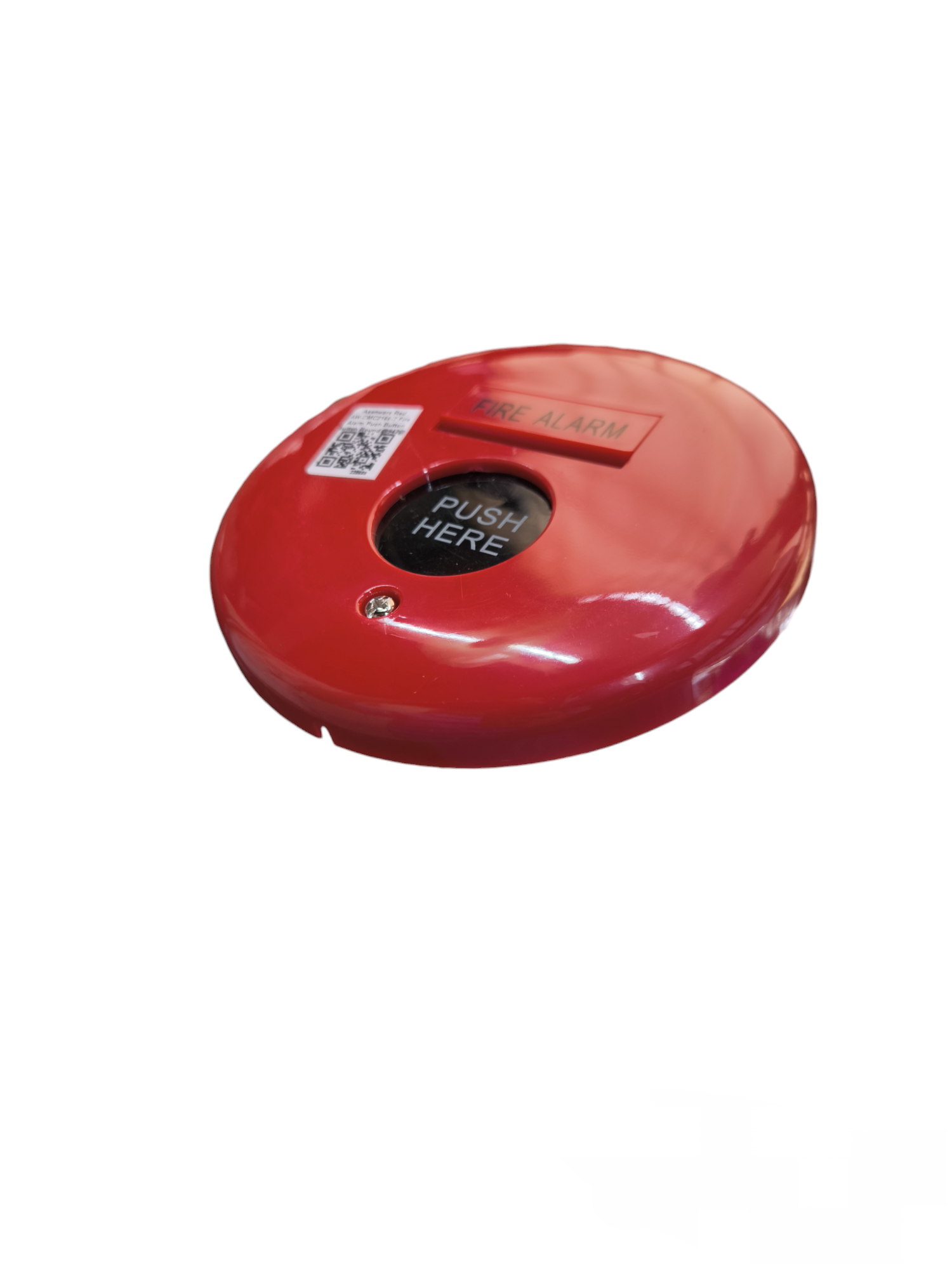 Asenware red manual call point push button fire alarm with push here center for emergency use