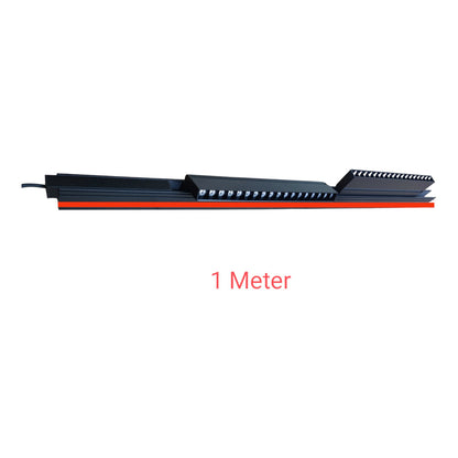 Magnetic Track Light 1 Meter 50mm with 2pcs 18W LED Foldable Grille Track Light 220V Cool White 4000K ( ILLUMIQ TERRA)