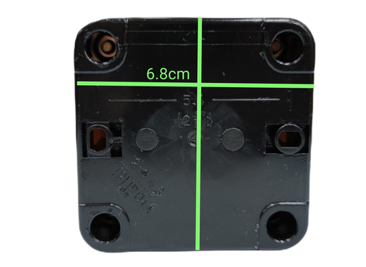 Black plastic component part for Game Boy Charger SP and NDS with a 6.8cm width from China