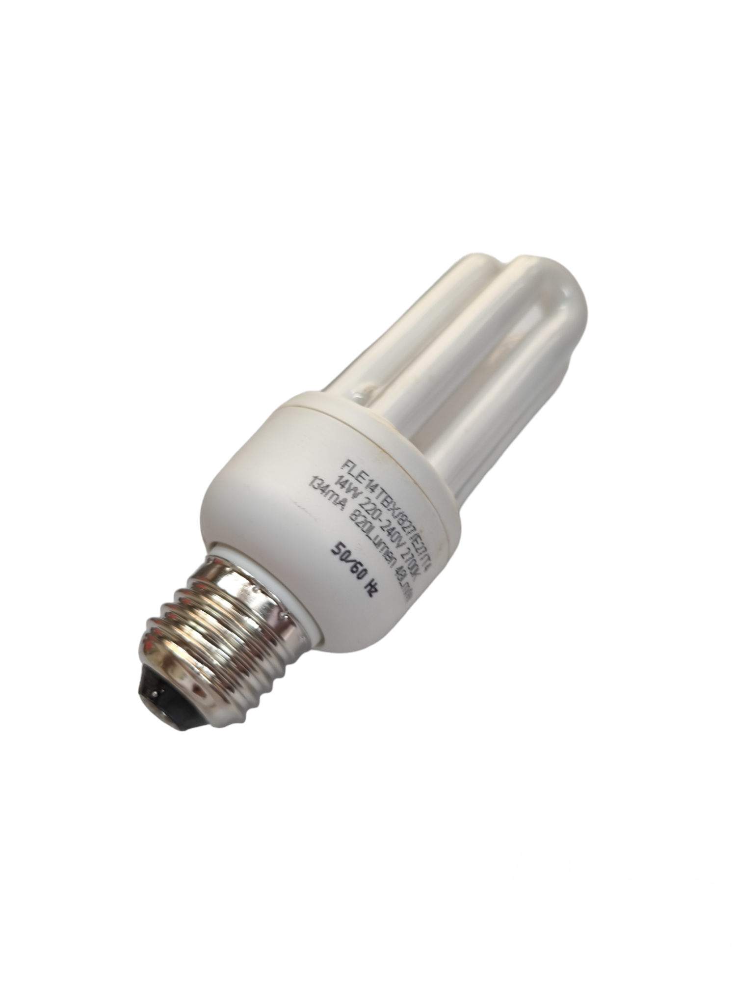 GE 14W CFL Warm White E27 220V compact fluorescent bulb with spiral design and standard screw base