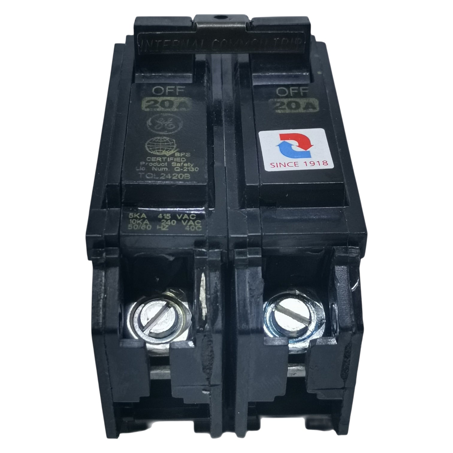 ABB 20A 2P Plug in 20A 2P Circuit Breakers designed for efficient circuit protection
