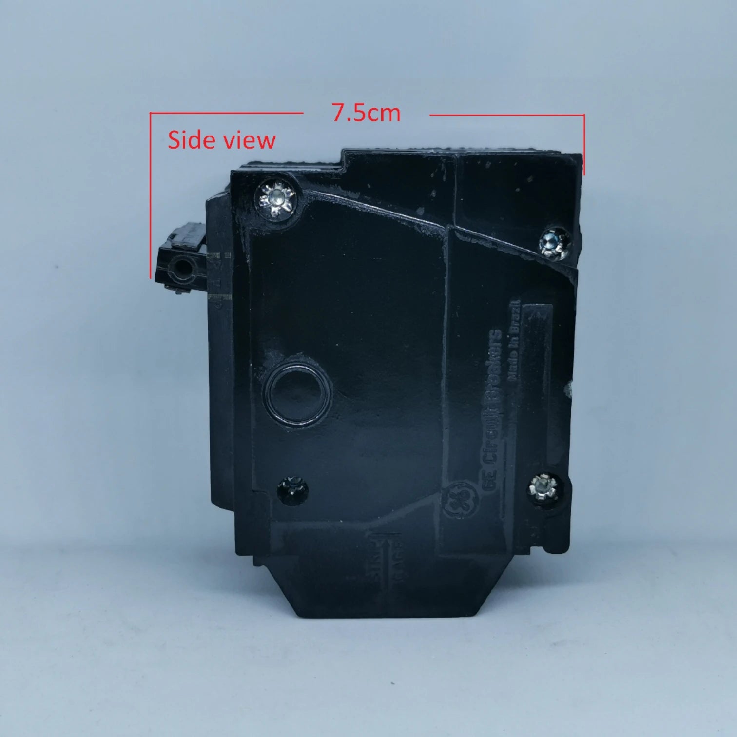 ABB 40A 2 Pole Single Phase Plug-in Circuit Breaker with side view dimensions