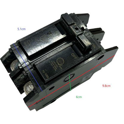 GE 40A Circuit Breaker 2 Pole S with clear labeling and compact design for reliable electrical protection