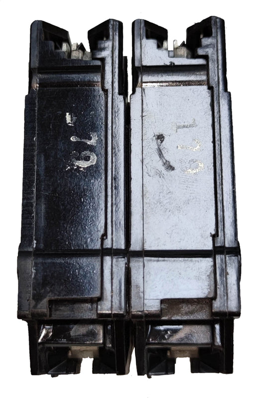 GE 50A Circuit Breaker 2 Pole black electrical component for residential and commercial use