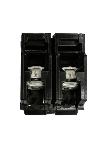 GE 50A Circuit Breaker 2 Pole black electrical safety device for residential or commercial use