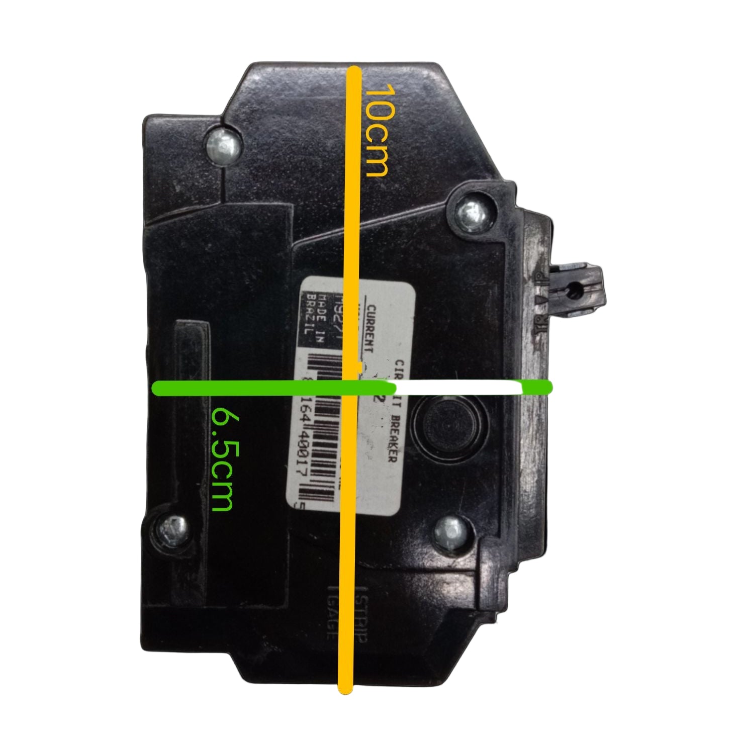 GE 60A 3P Circuit Breakers with a compact design and clear label for easy identification