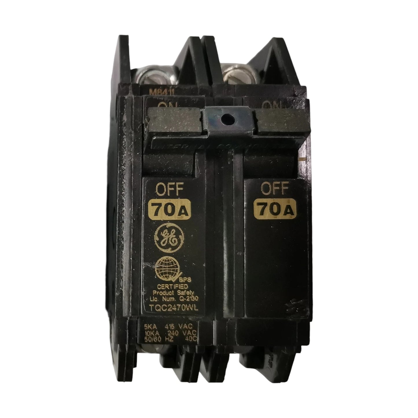 ABB 70A 2 Pole Single Phase Bolt-on 220V Circuit Breaker for electrical safety and protection