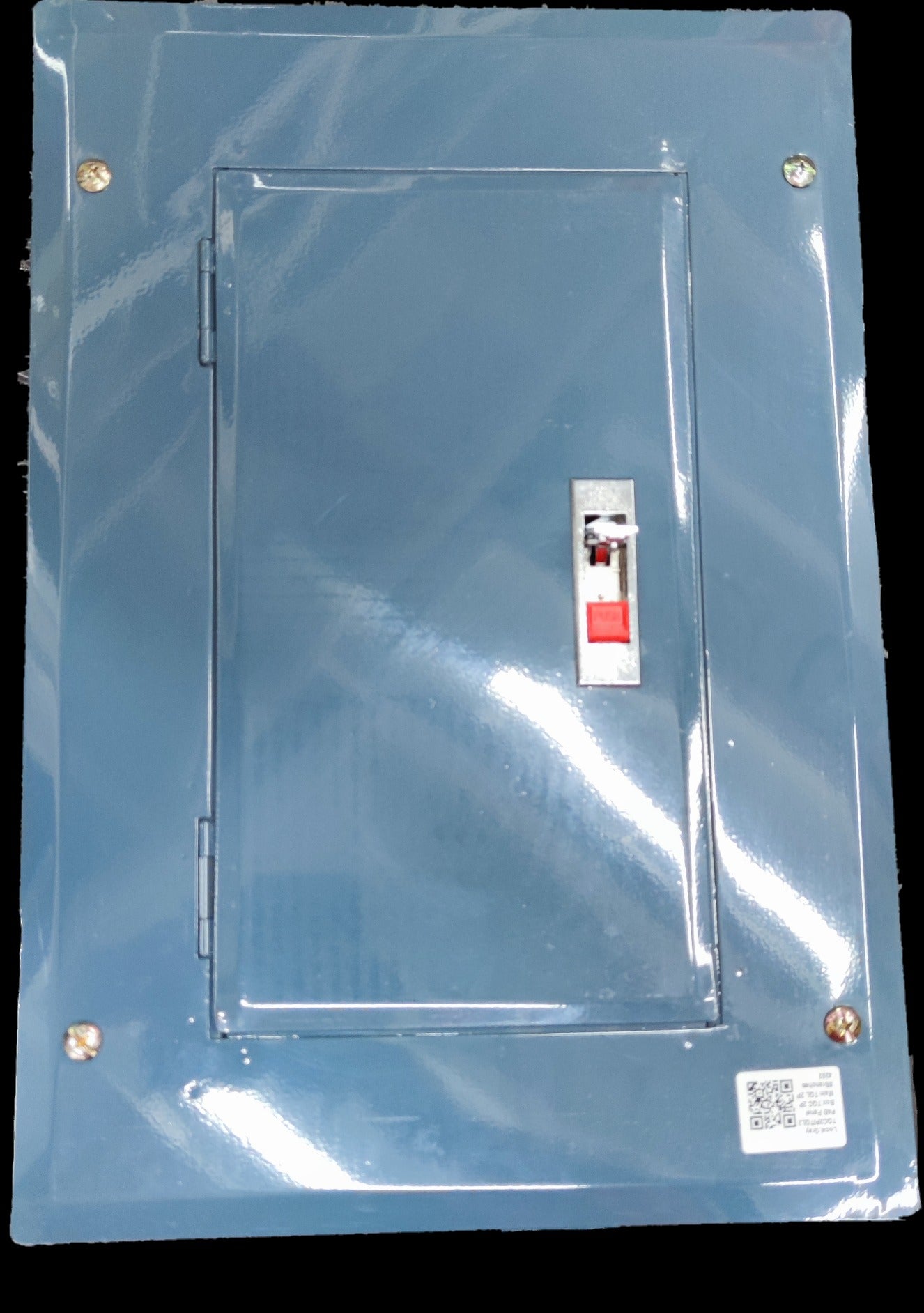 Panel Board 4 Branches 2Pole GE TQL electrical circuit breaker panel with gray metal door