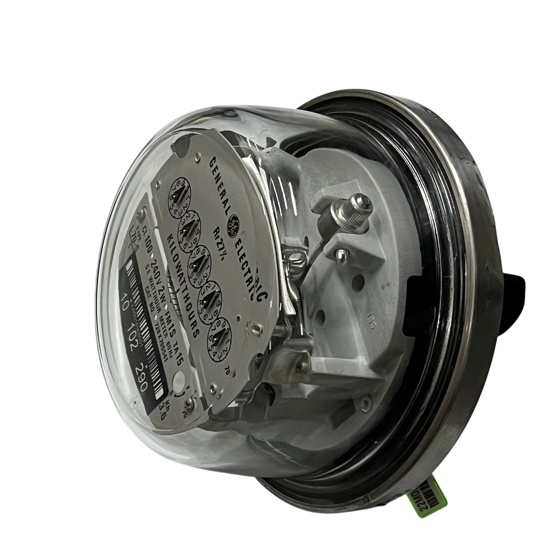 General Electric panel mount meter 2 Wire CL100 I70-S 4 Jaws Analog Meter clear housing and terminals