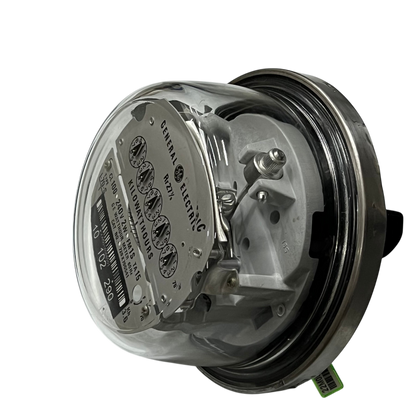 General Electric panel mount meter 2 Wire CL100 I70-S 4 Jaws Analog Meter clear housing and terminals
