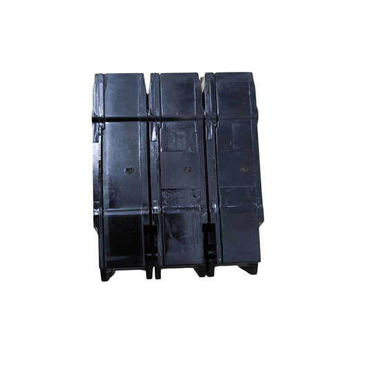 GE 15A 3 Pole Circuit Breaker black three pole panel mount breaker for residential electrical panels