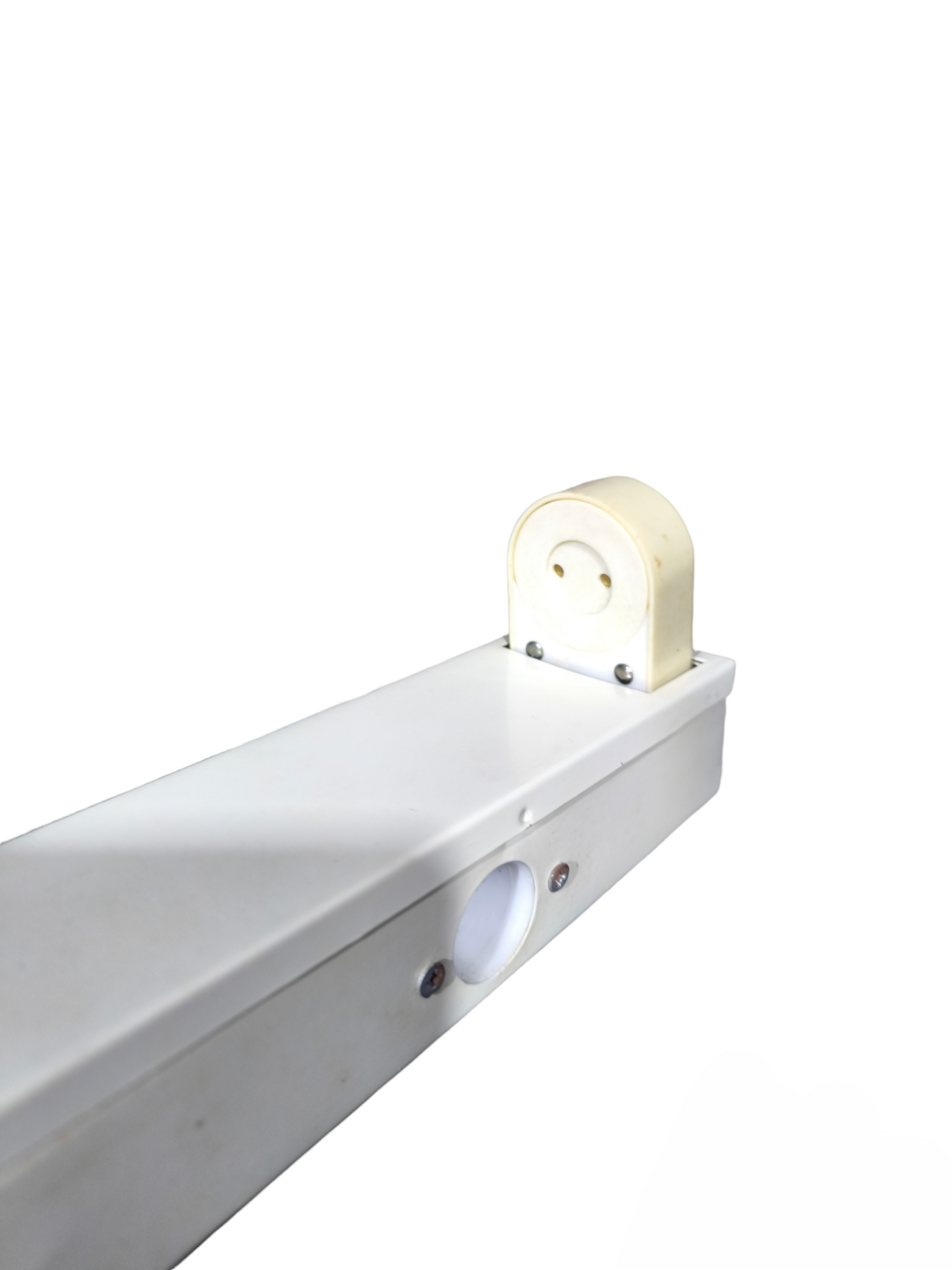 Focus 1x10W Fluorescent Box Type Fixture in white for lighting installation and accessories