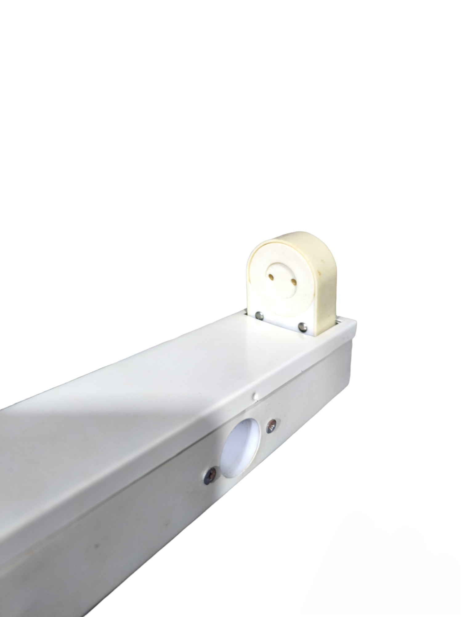 Focus 1x10W Fluorescent Box Type Fixture in white for lighting installation and accessories