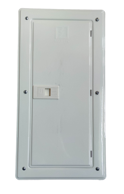 2 Pole Main and 18 Branches 2 Pole electrical panel by Electx Electrical Supply with white metal cover