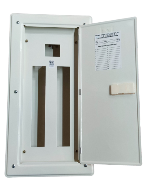 Electx Electrical Supply 2 Pole Main and 18 Branches 2 Pole electrical panel box with open door