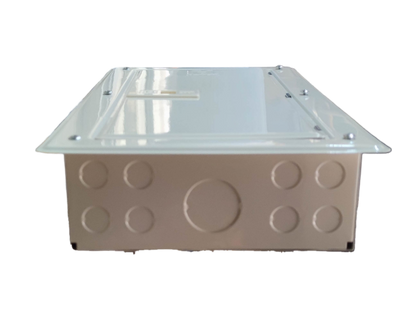 Electx Electrical Supply 2 Pole Main and 18 Branches 2 Pole electrical distribution box with metal cover