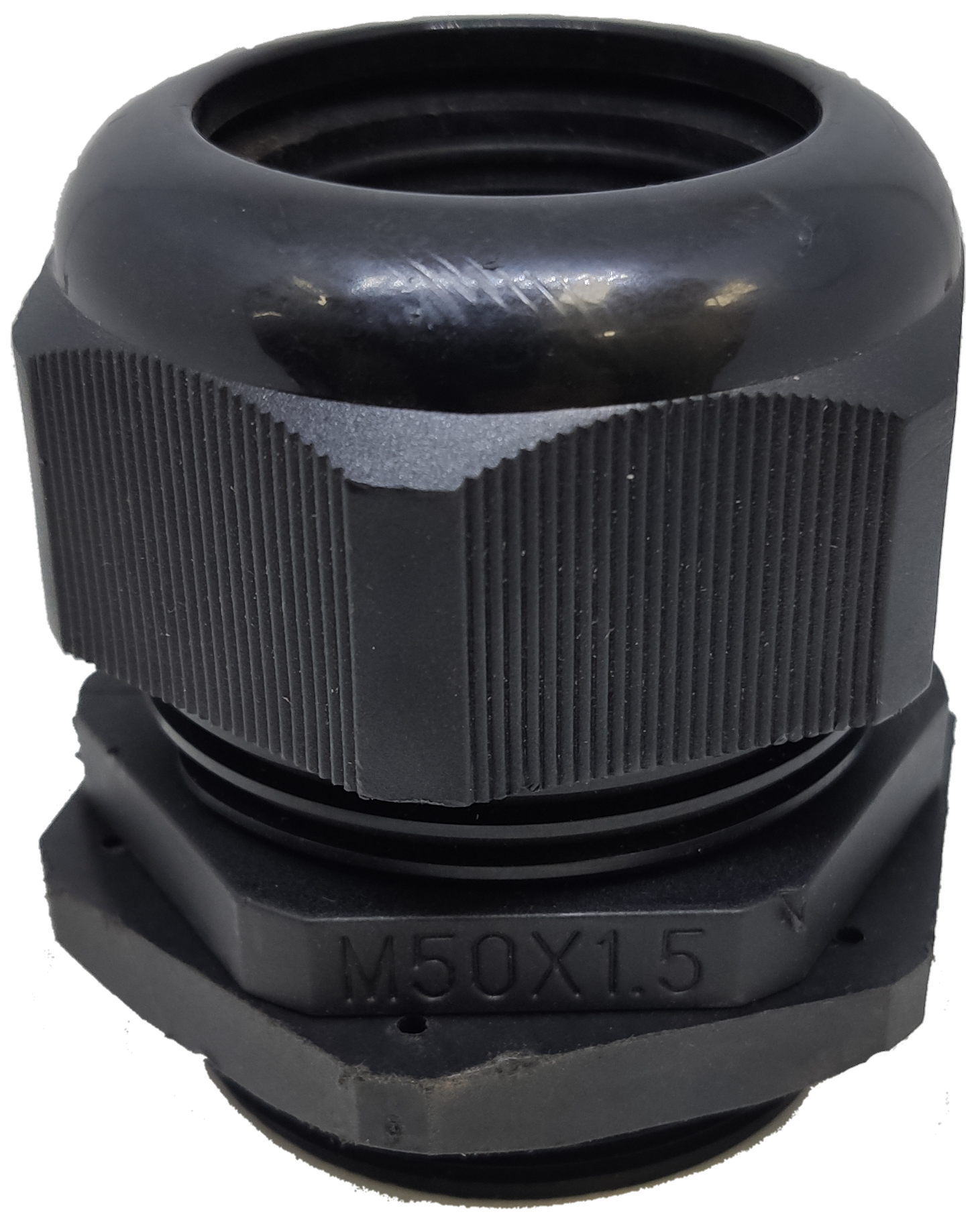 Grippes Cable Gland M50 30-32mm in black for secure cable management and sealing
